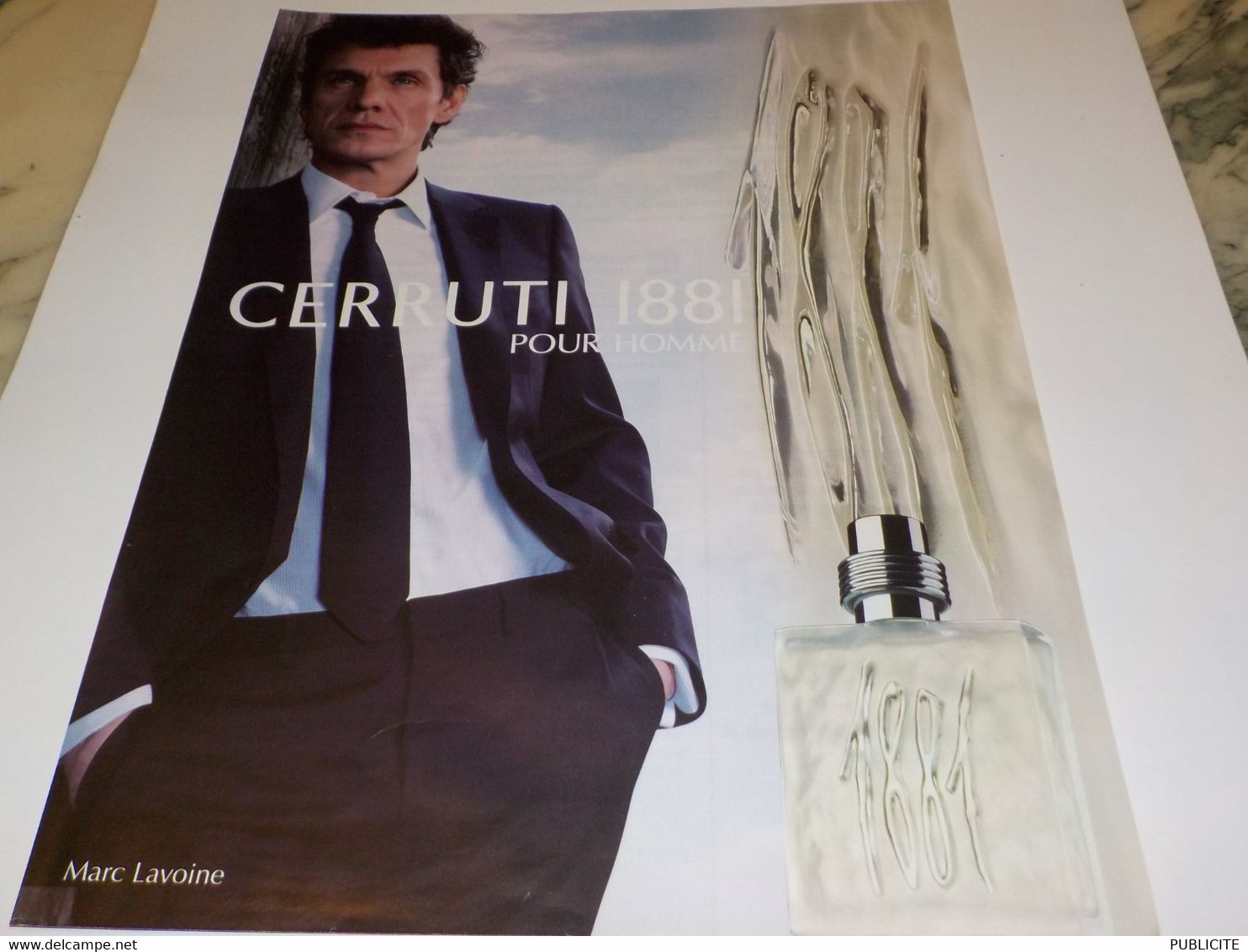 ANCIEN PUBLICITE MARC LAVOINE PARFUM CERRUTI 1881 2010 - Ohne Zuordnung