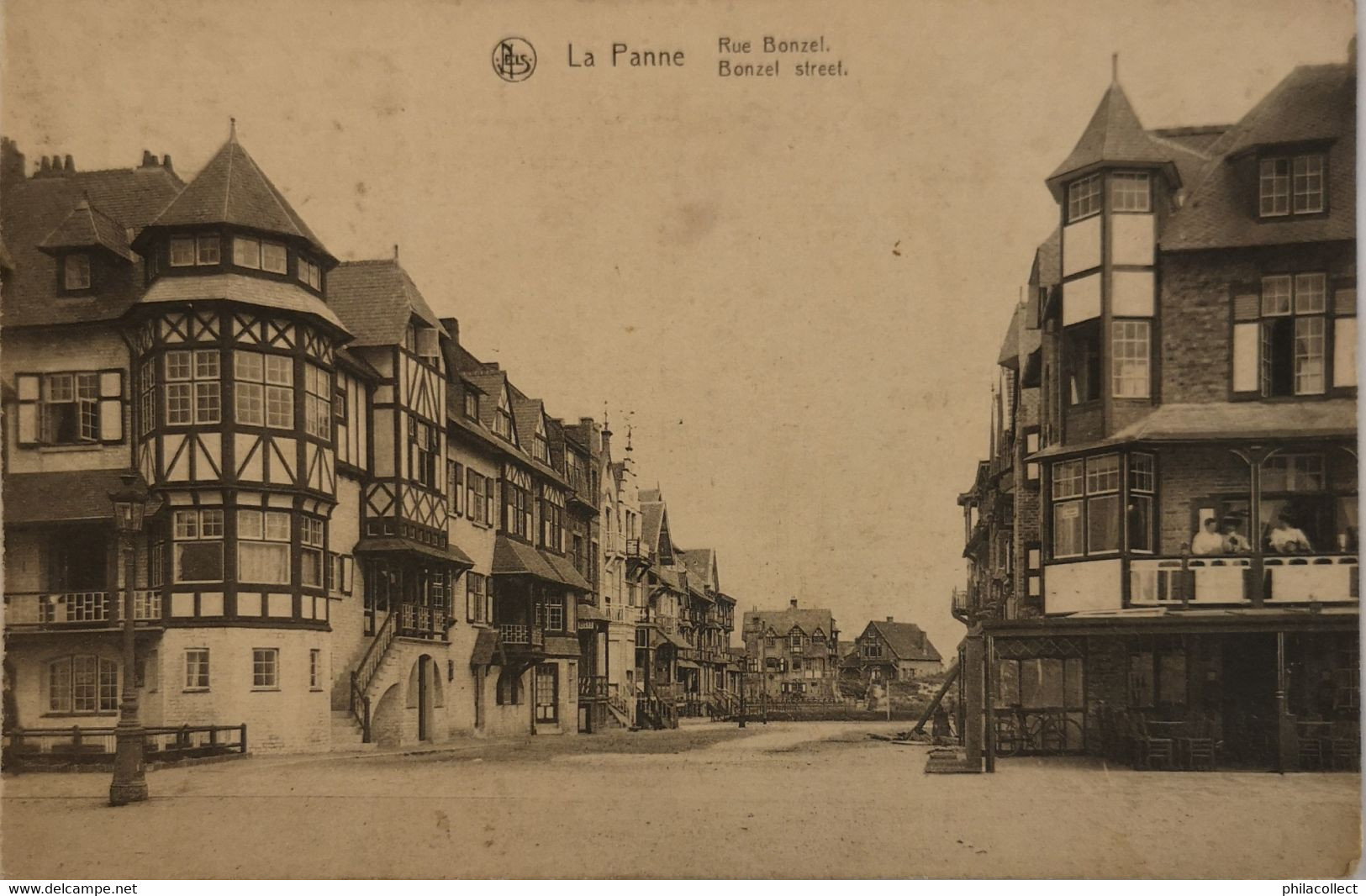 De - La Panne // Rue Bonzel - Bonzel Street (net Iets Anders) 1924 Ed. Nels - J. Revyn - De Panne