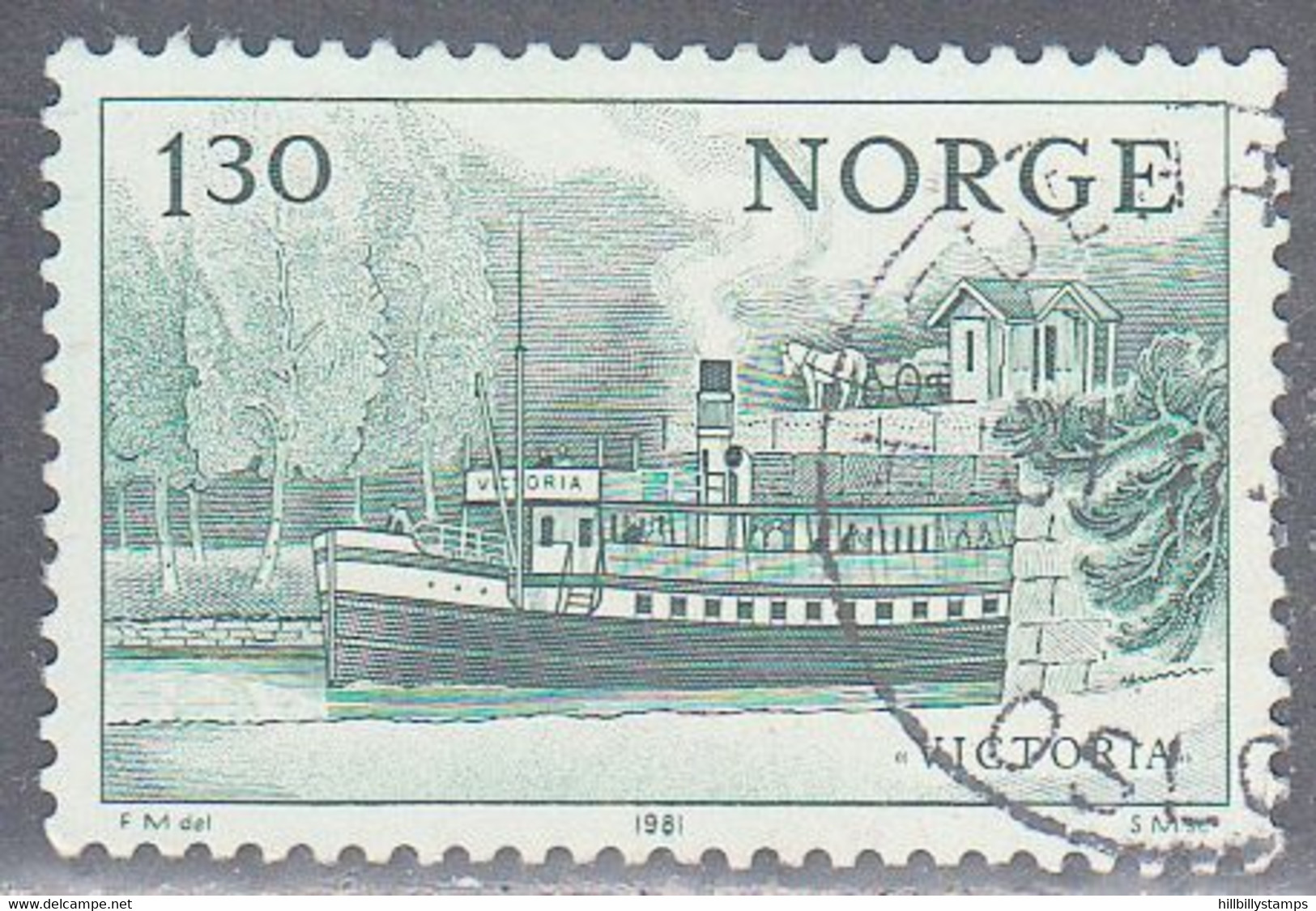 NORWAY   SCOTT NO. 787    USED     YEAR 1981 - Otros & Sin Clasificación