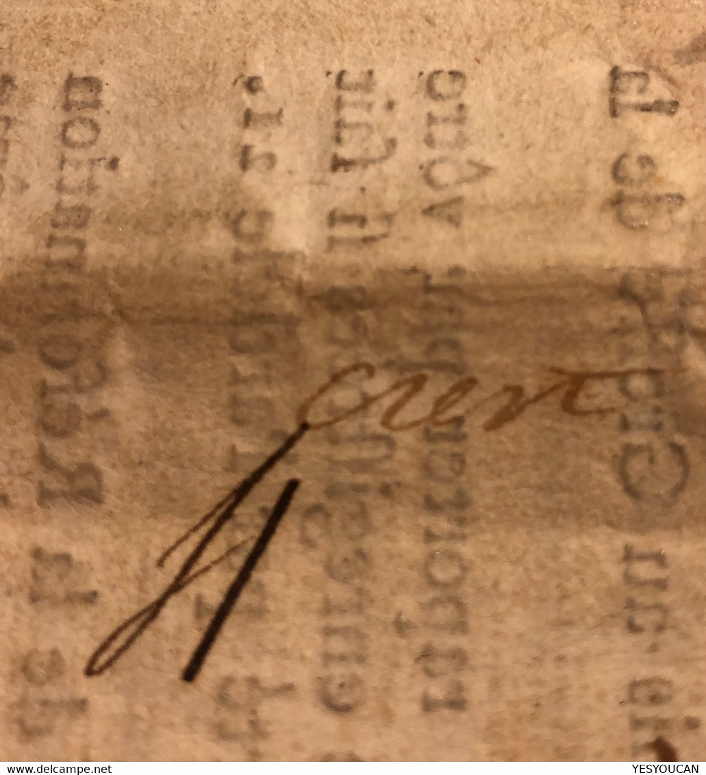 “CREST” Manuscrit Lettre TEXTE EAUX ET FORÊTS 1735>Taulignan Par Montelimar (France 25 Drome - 1701-1800: Vorläufer XVIII