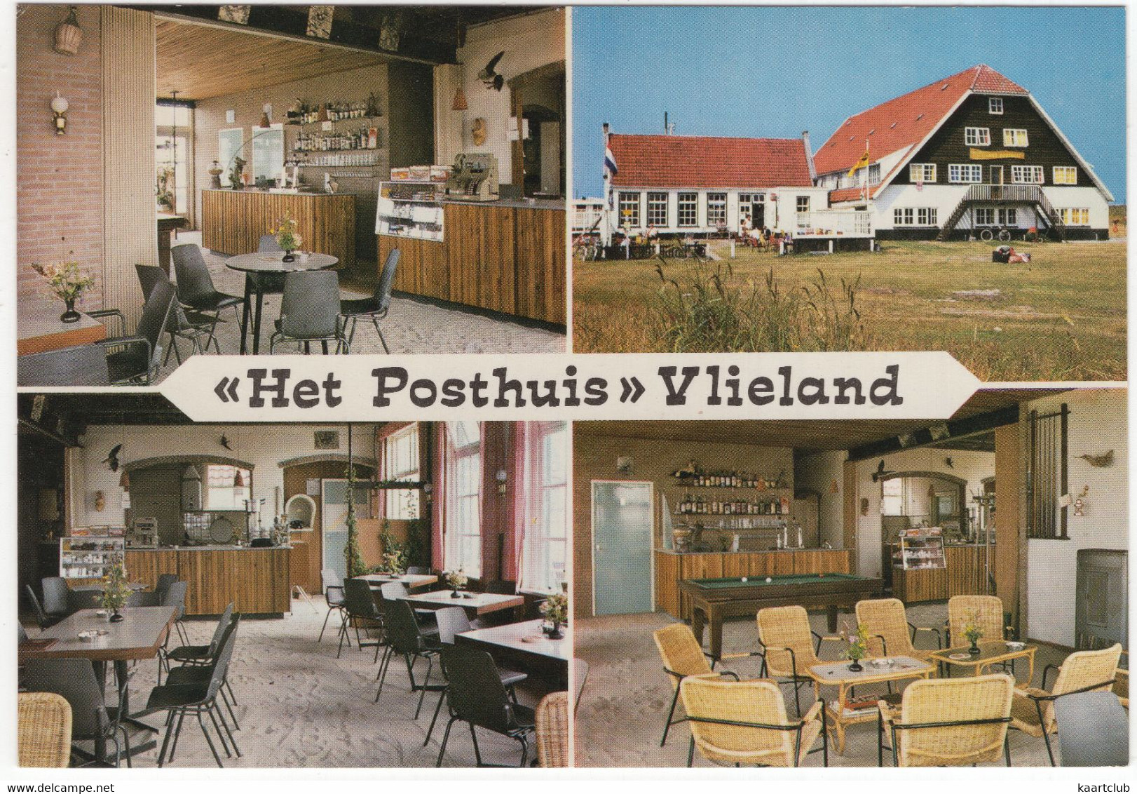 Vlieland - Pension-Café-Restaurant Het 'Posthuis' - In- En Exterieur - (Nederland/Holland) - L 1264 - Vlieland