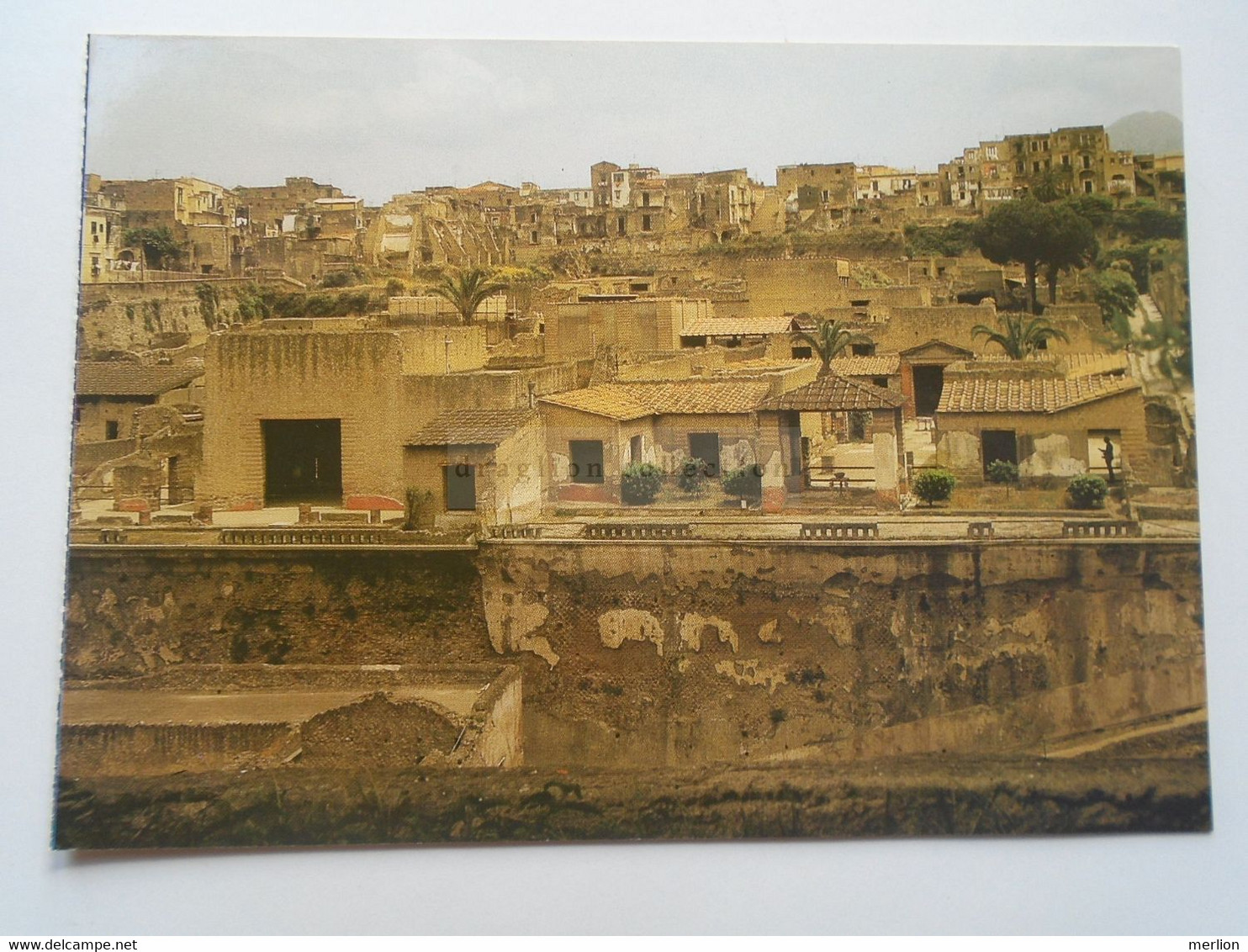 D183561 Italia  ERCOLANO- Hungarian Postcard -cartolina  Ungherese   1981 House Of The Art Foundation Budapest - Ercolano