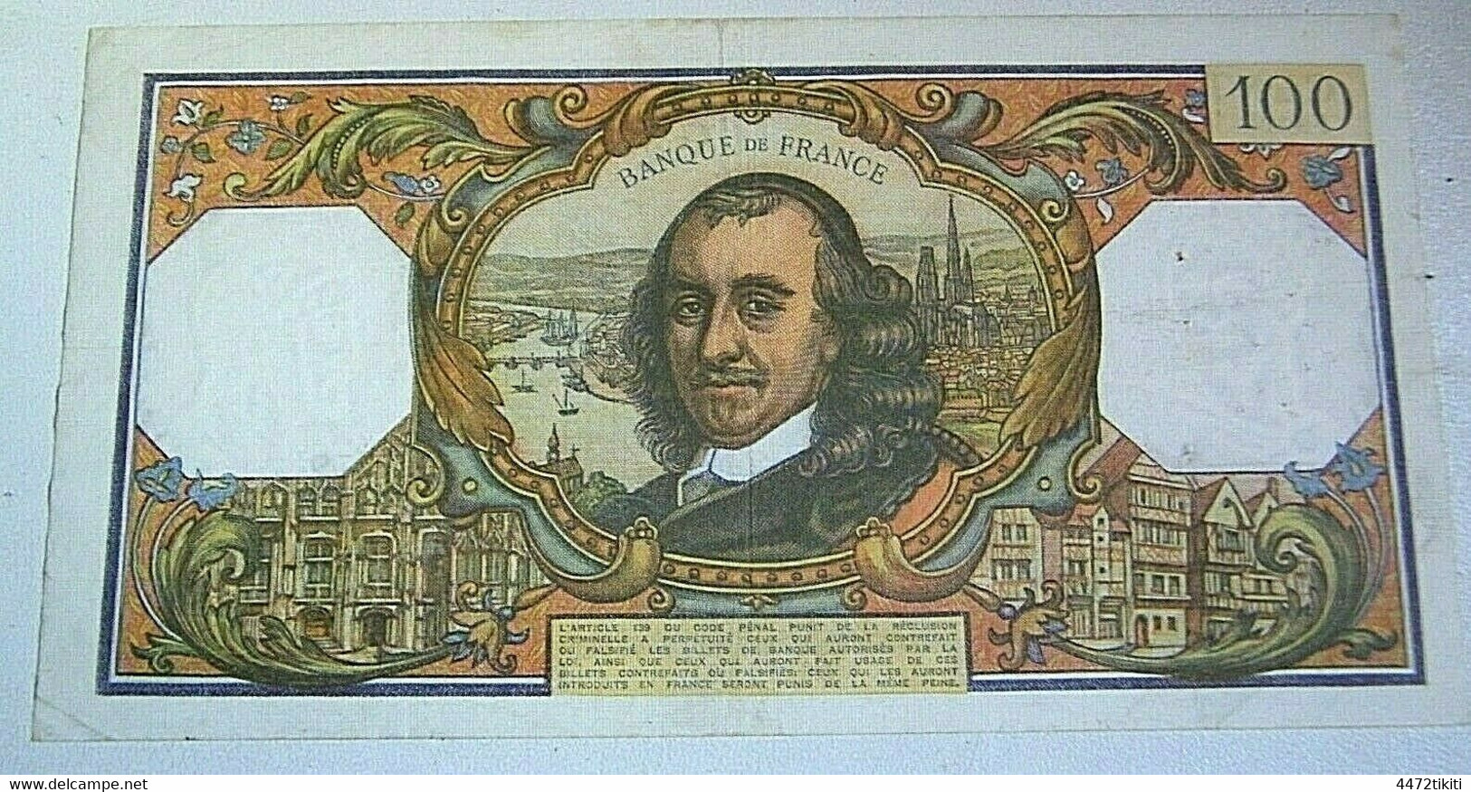 Billet France - 100 Francs - Corneille - L.6-11-1969.L. - 77889 - U.435 - TTB - Autres - Europe