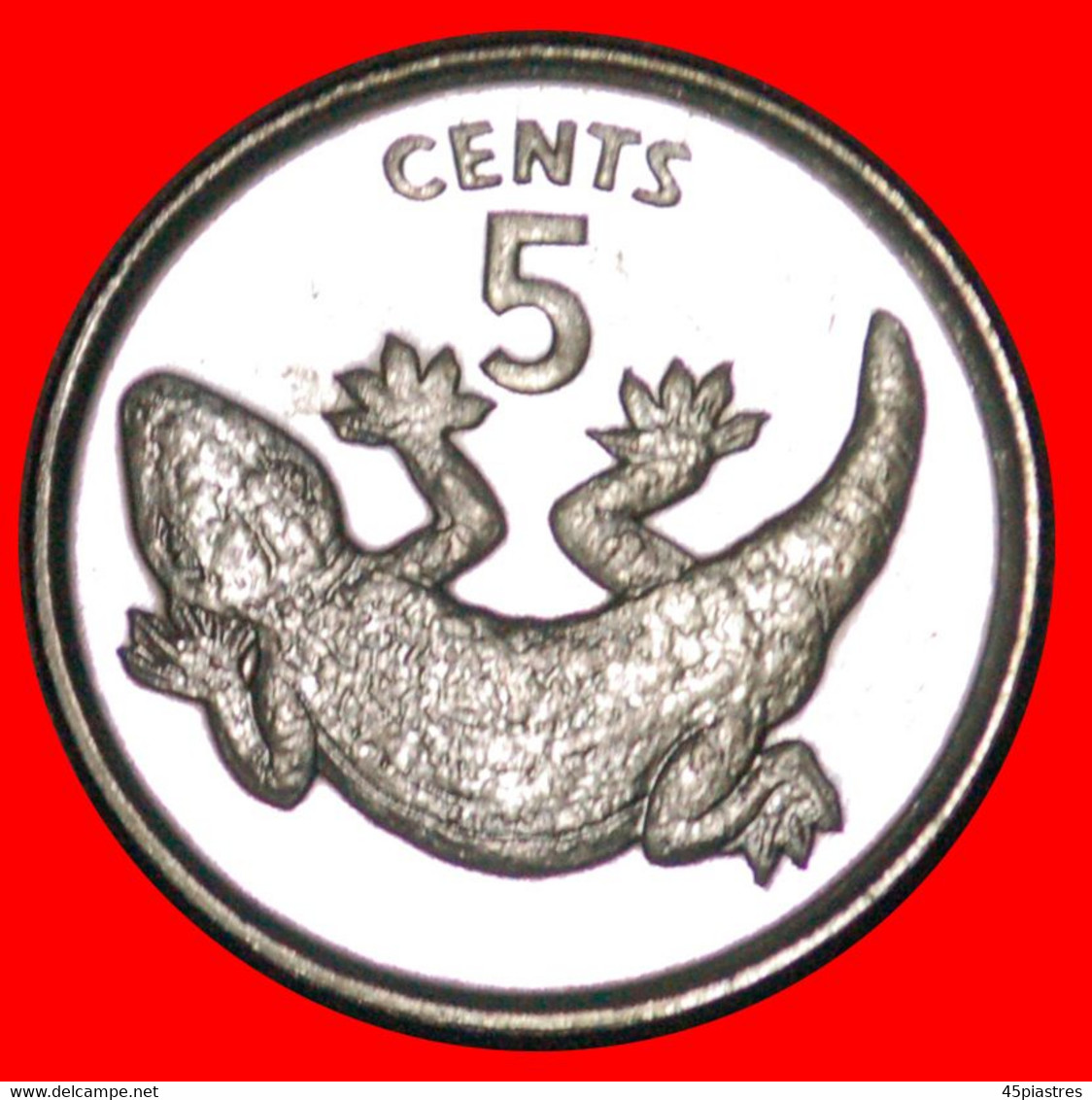 * TOKAY GEKKO: KIRIBATI ★ 5 CENTS 1979  MINT LUSTRE! LOW START ★ NO RESERVE! - Kiribati