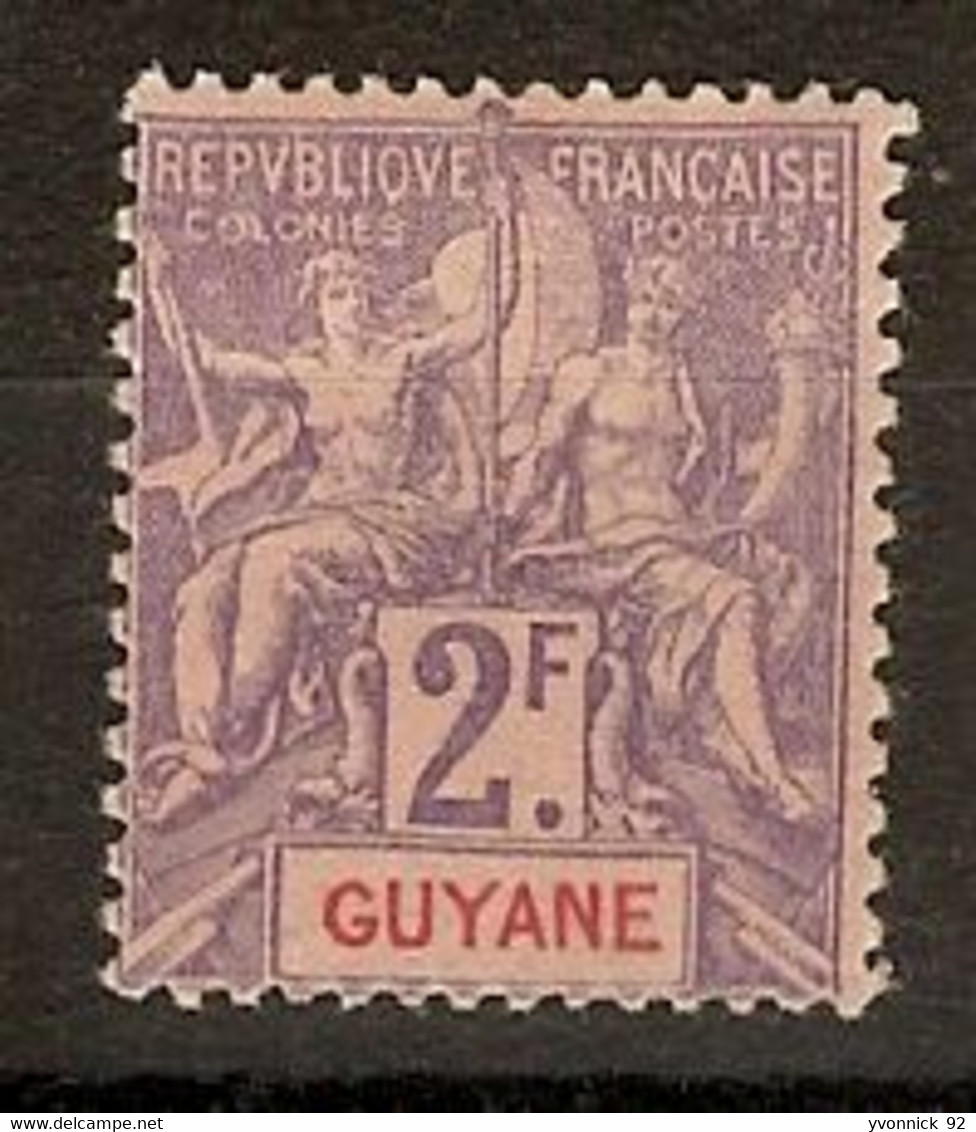 Guyane - Française - (1902)  Signé Calves N° 48 - Sonstige & Ohne Zuordnung