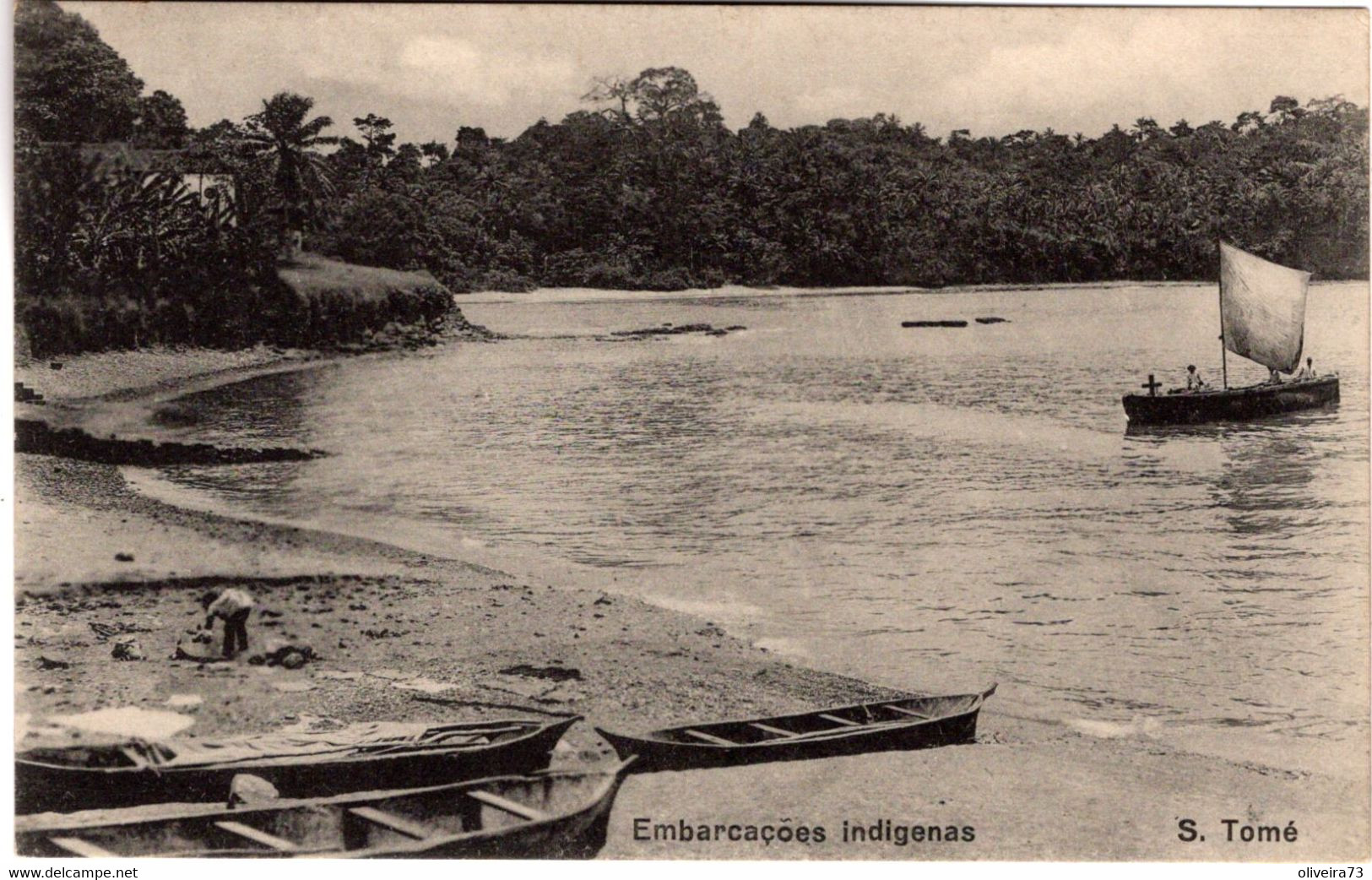 S. SÃO TOMÉ - Embarcações Indigenas - Sao Tome And Principe