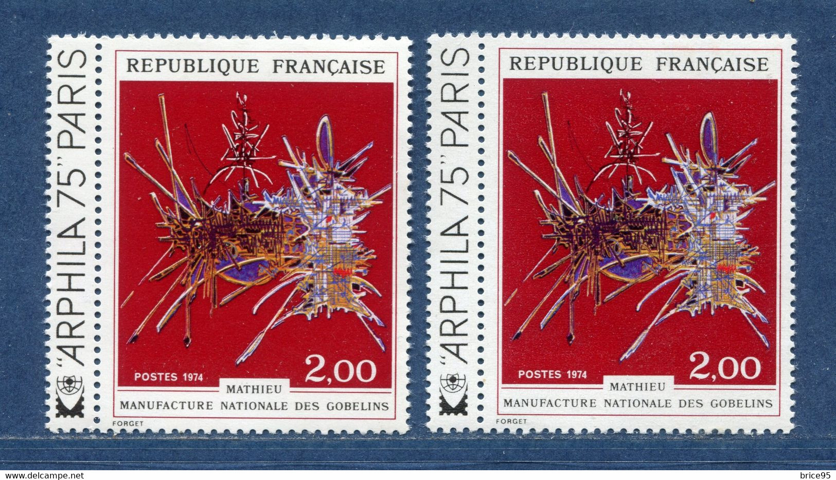 ⭐ France - Variété - YT N° 1813 - Couleurs - Pétouilles - Neuf Sans Charnière - 1974 ⭐ - Nuovi