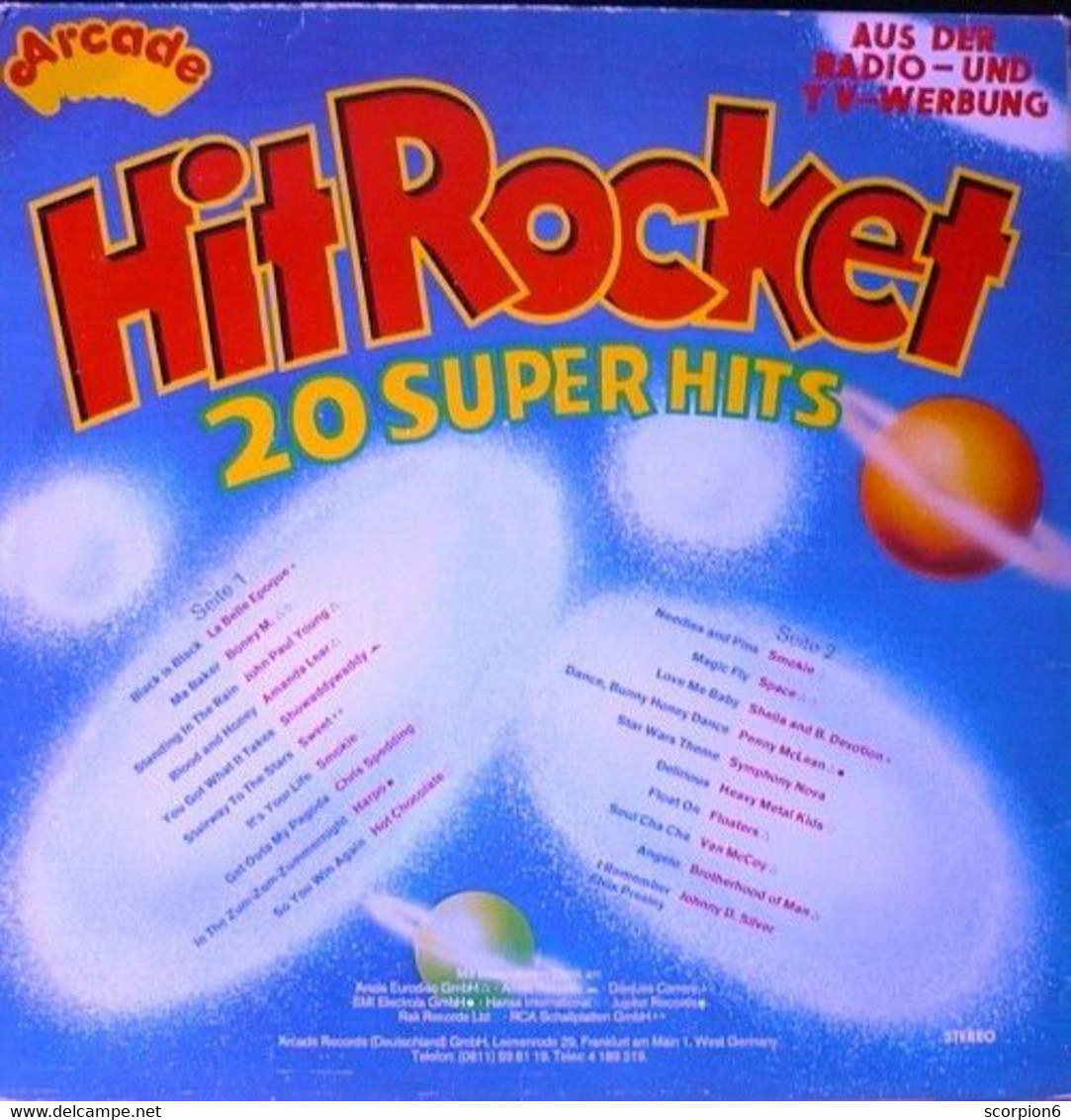 LP - Hit Rocket - 20 Super Hits - Compilations