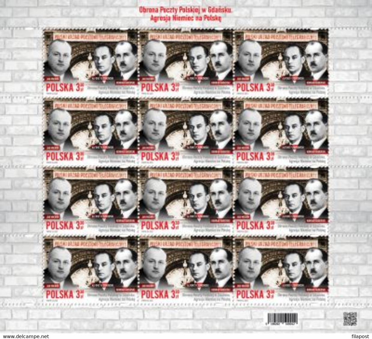 Poland 2021 / Defence Of The Polish Post In Gdansk. German Aggression Against Poland, Michon / Full Sheet MNH** New!! - Hojas Completas