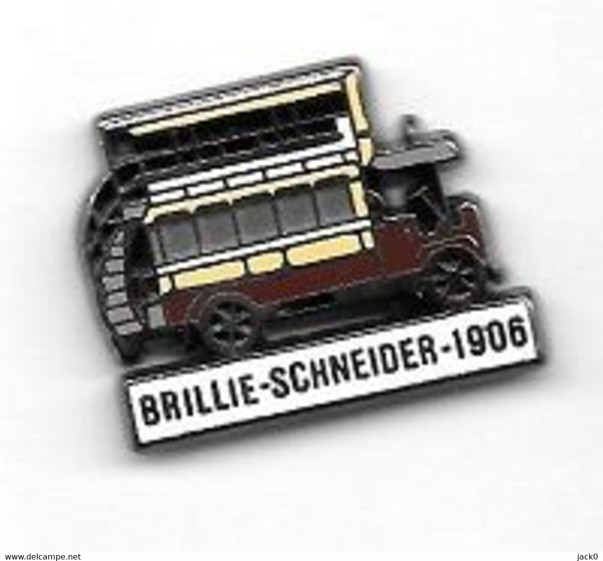 Pin' S  Transport, Bus  BRILLIE - SCHNEIDER - 1906  Le Premier Autobus à Essence - Plongée