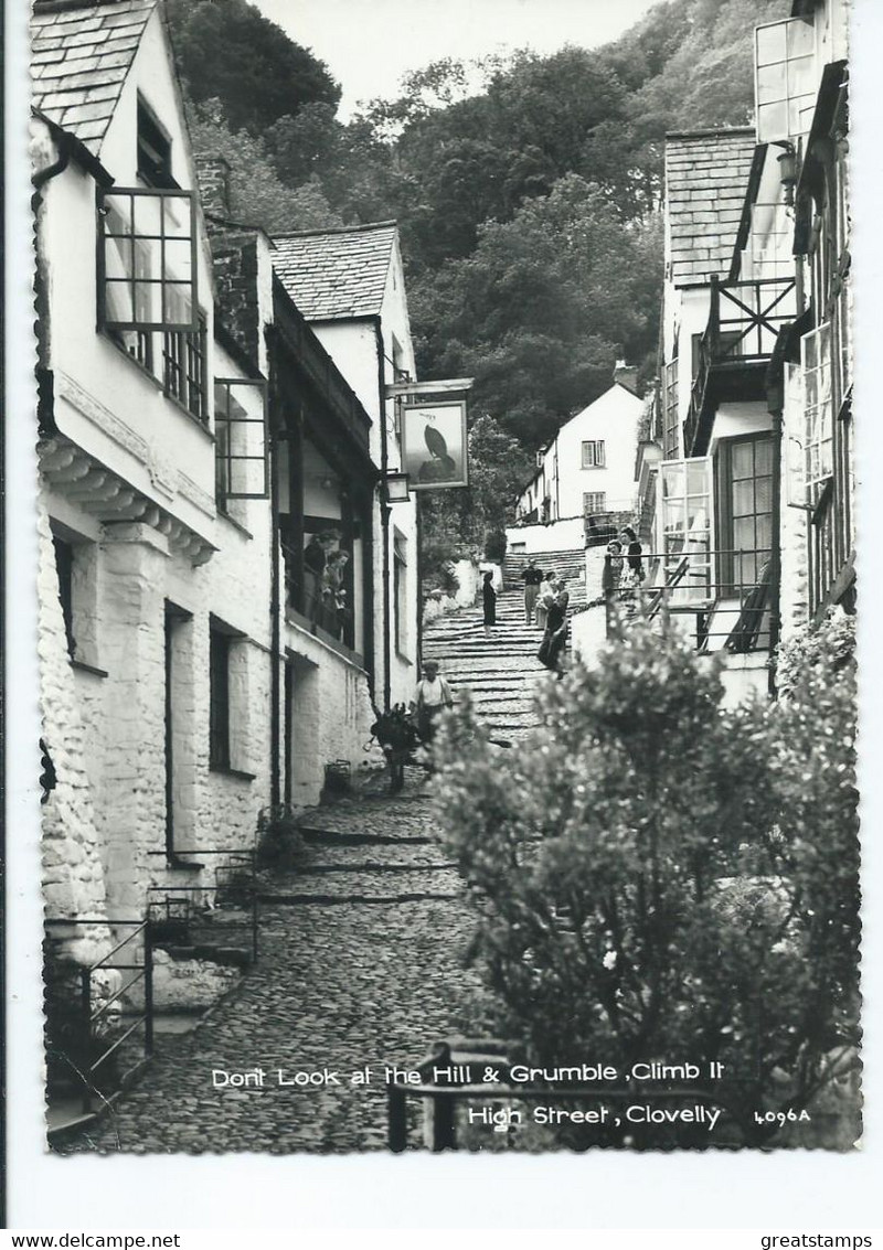 Rp Postcard Larger Format Clovelly  Unused - Clovelly