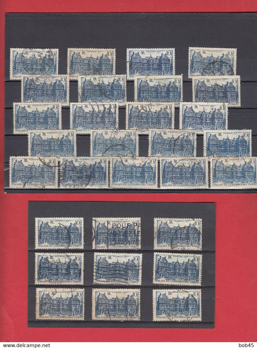 (JM11) Palais Du Luxembourg Timbres Variétés Couleur Bleu Y&T 760 - Gebraucht