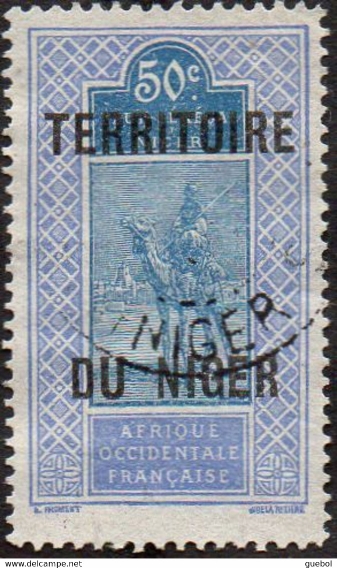 Niger Obl. N° 13 - Targui Le 50c Outremer Et Bleu - Nuevos