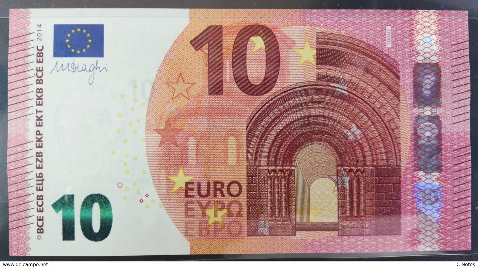 EUROPEAN CENTRAL BANK - BULGARIA (FA) F004I2 - P.21F – 10 EURO 2014 UNC / Signature Draghi - 10 Euro