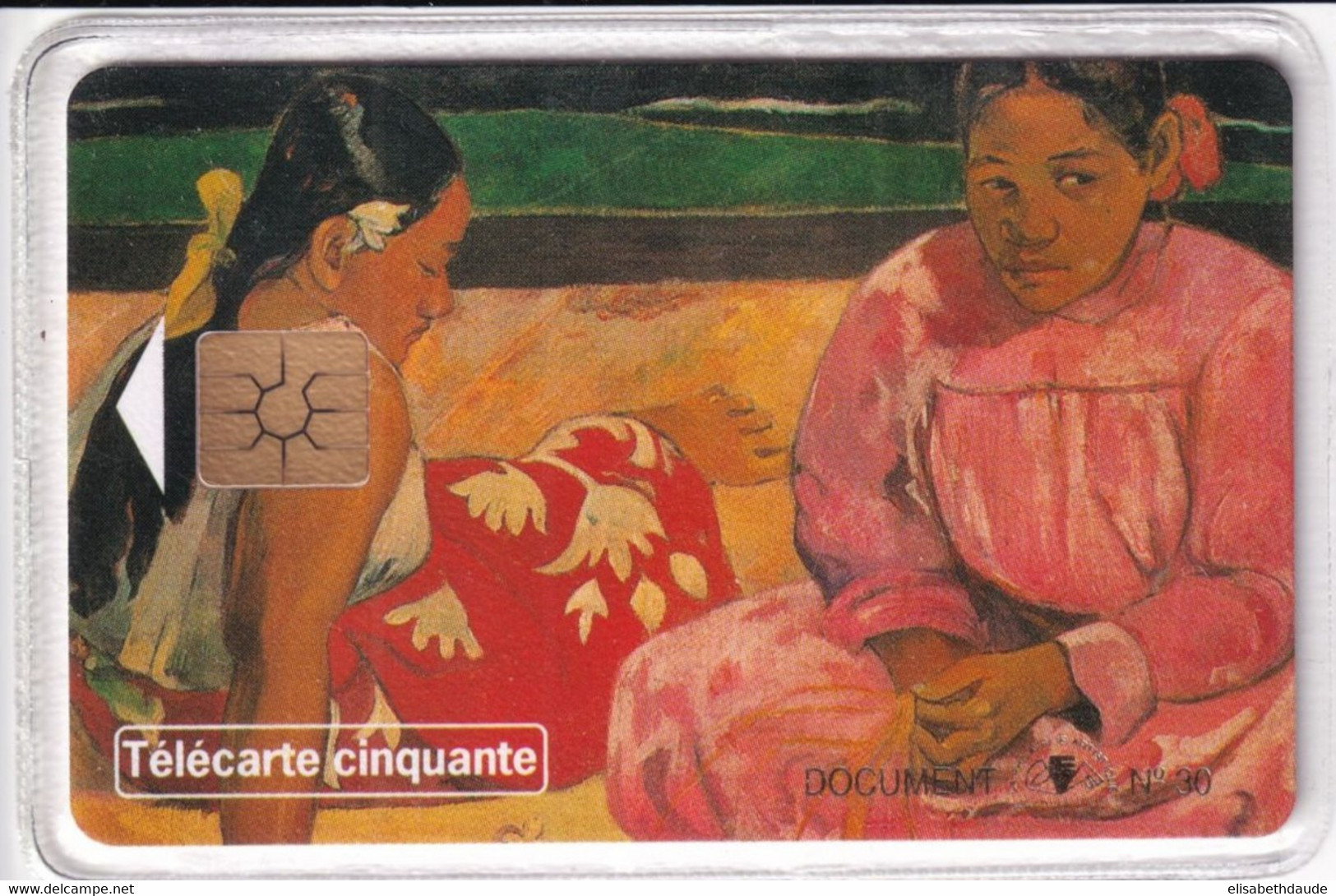 1999 - TELECARTE 50 T2G - TIRAGE 2600 EX. NEUVE - GAUGUIN "FEMMES DE TAHITI" - Painting