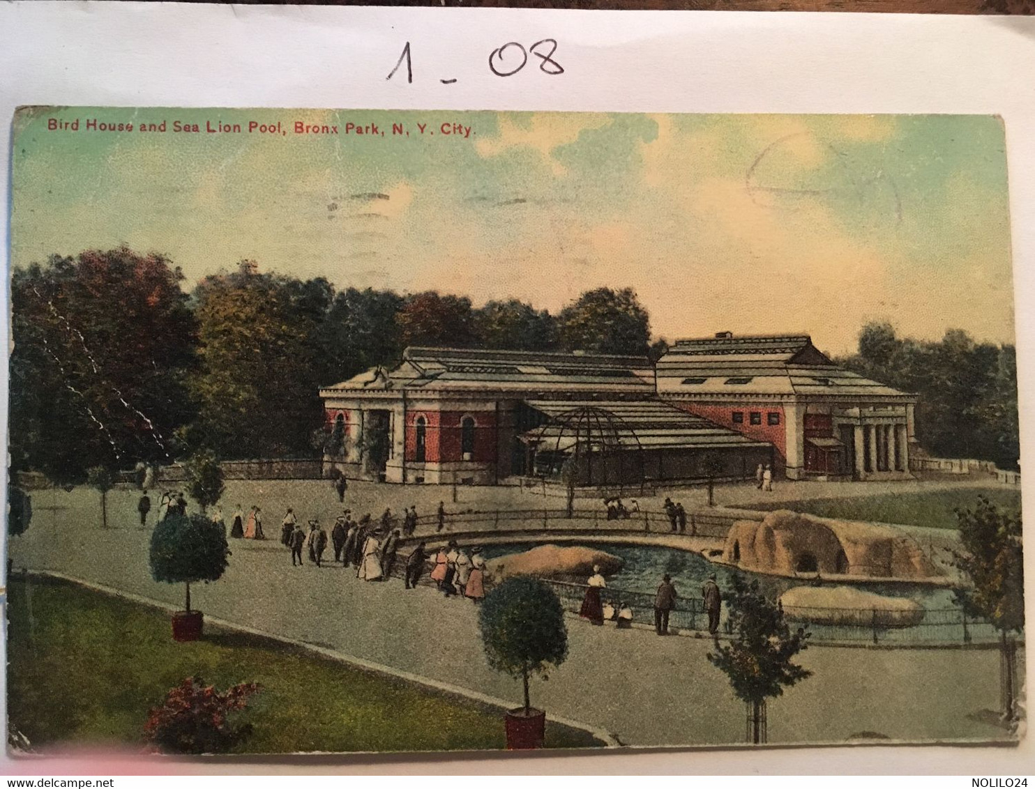 Cpa, Bird House And Sea Lion Pool, Bronx Park, New York City, écrite, - Bronx