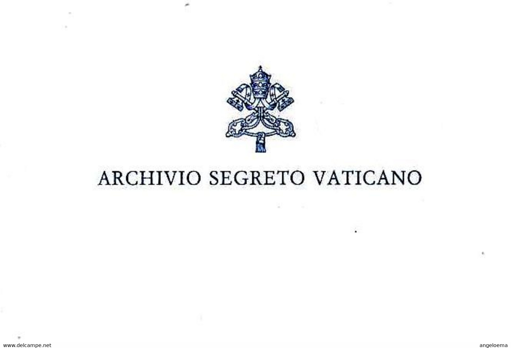 VATICANO - 2016 Lettera Dell'ARCHIVIO SEGRETO VATICANO Con 2 Francobolli S.Colombano E Papa Giov.Paolo II - 17093 - Lettres & Documents