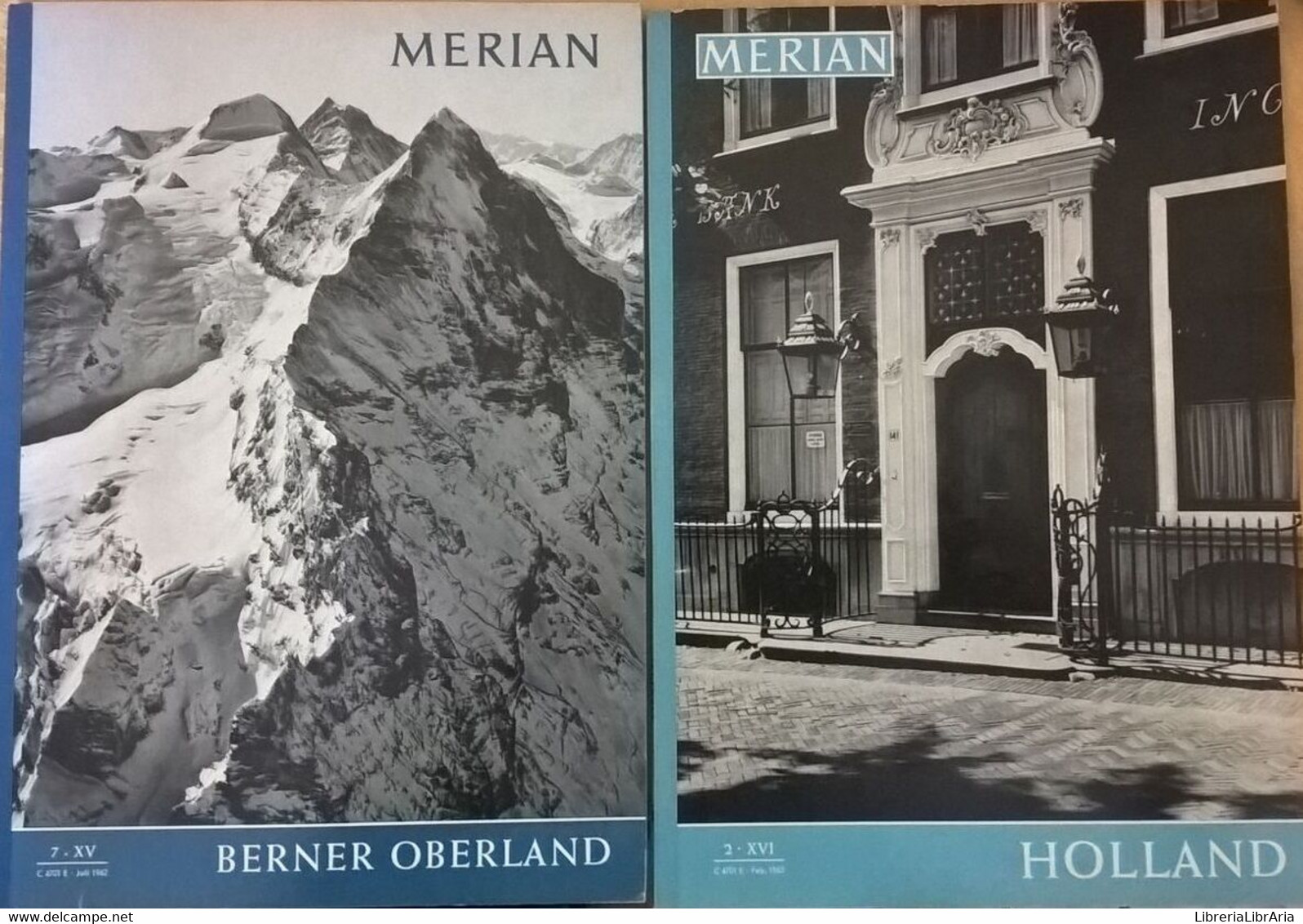 Merian : Berner Oberland - Holland (1962 - 1963) Ca - History, Philosophy & Geography