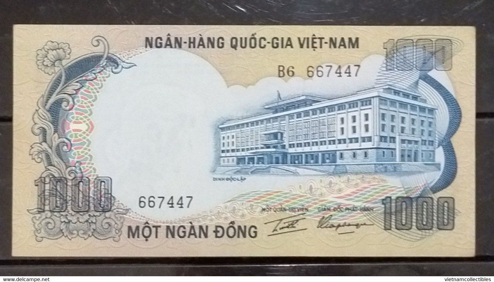 South Viet Nam Vietnam 1000 1,000 Dong UNC Banknote Note 1972 - Pick # 34 / 02 Photos - Viêt-Nam