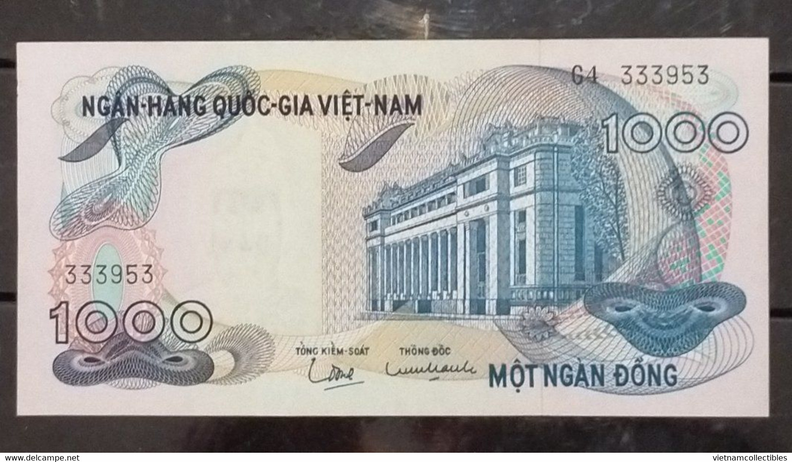 South Viet Nam Vietnam 1000 1,000 Dông UNC Banknote Note 1971 - Pick # 29 - Viêt-Nam