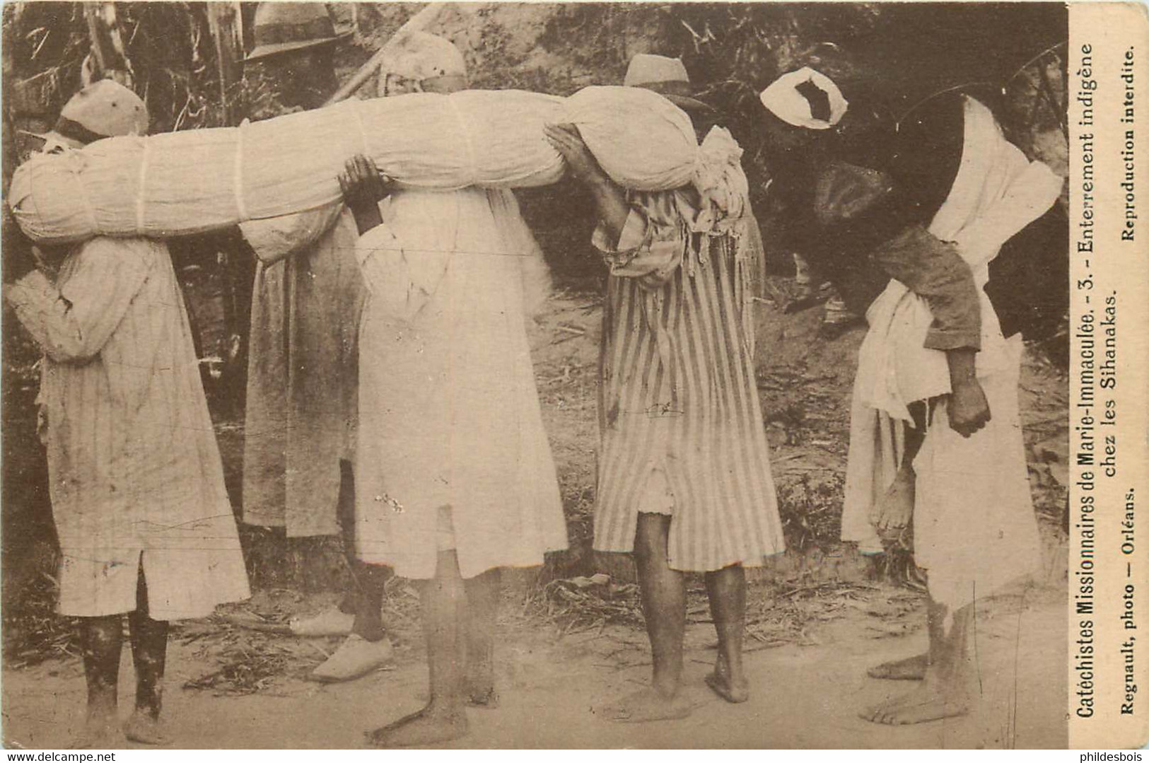 CATECHISTES Missionnaires De Marie Immaculée  Enterrement Indigène - Missions