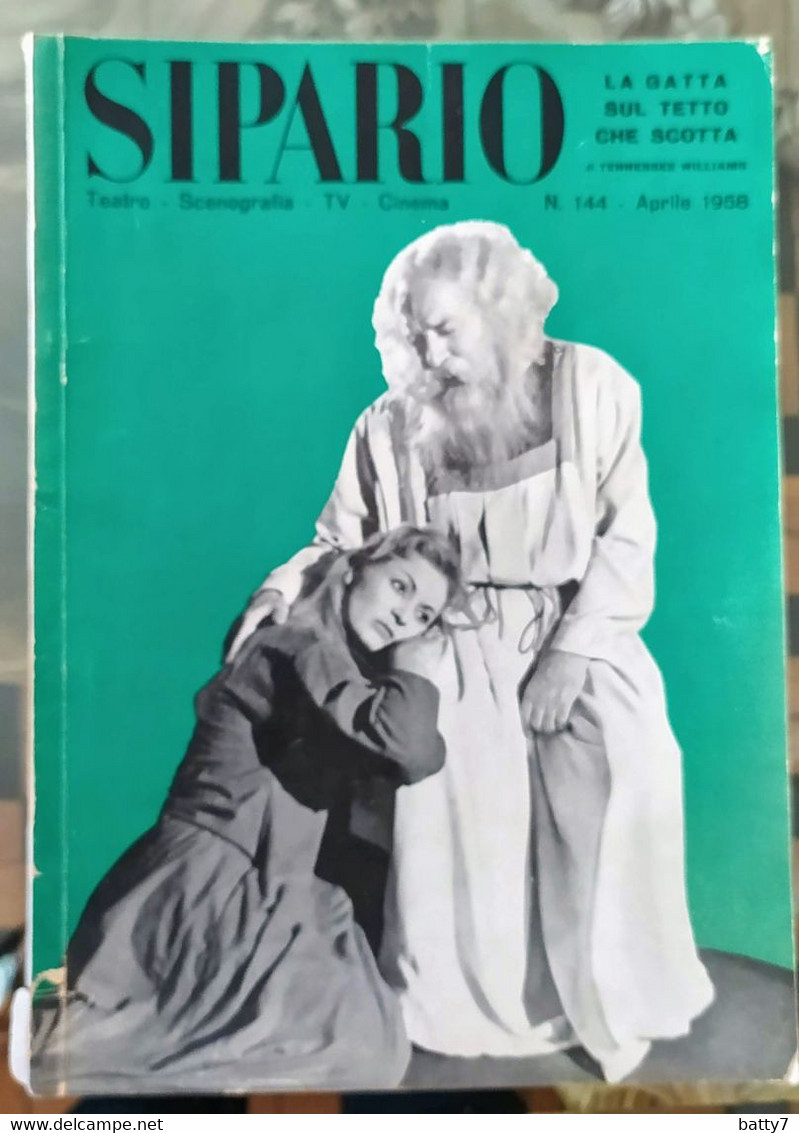 RIVISTA DI TEATRO E CINEMA - SIPARIO 1958 -  CONDIZIONI DISCRETE - Cinema Y Música