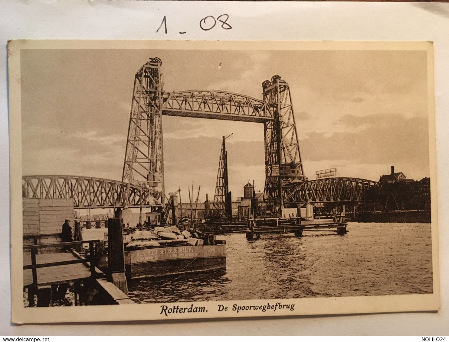Cpa, Rotterdam - De Spoorweghefbrug, éd Artur Klizsch, N° 623, Non écrite - Rotterdam