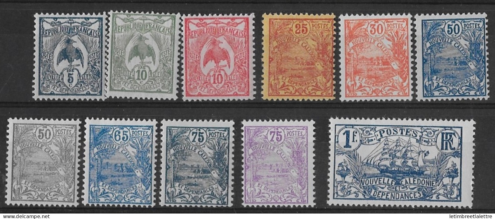 Nouvelle Calédonie - YT N° 114 à 125 ** Sans Le 118 - Neuf Sans Charnière - Unused Stamps