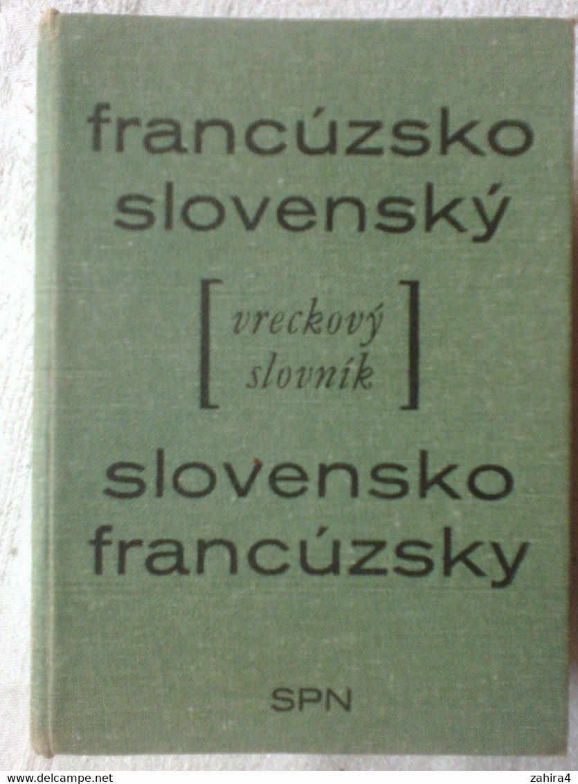 Francüzsko Slovensky - Vreckovy Slovnik - Slovensko Francüzsky - SPN - DR Vladimir Smolak Ondrej Hrcka - Bratislava 1980 - Dictionaries