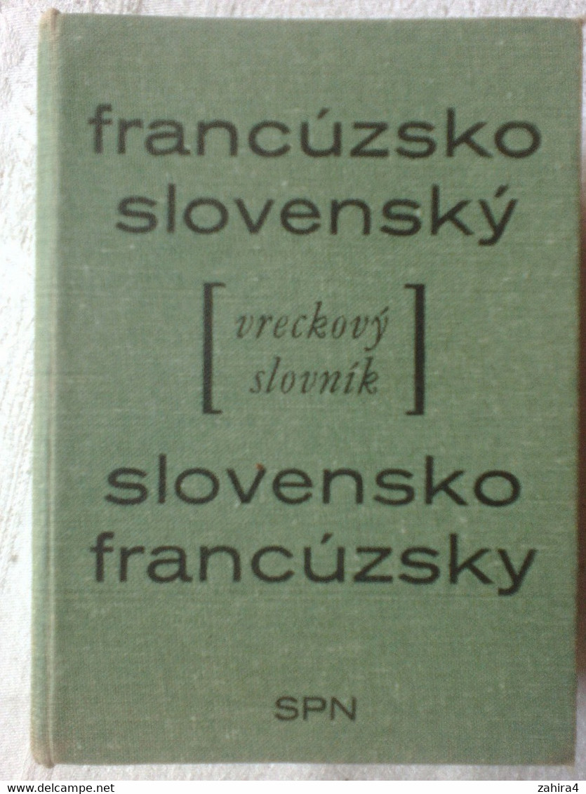 Francüzsko Slovensky - Vreckovy Slovnik - Slovensko Francüzsky - SPN - DR Vladimir Smolak Ondrej Hrcka - Bratislava 1980 - Wörterbücher