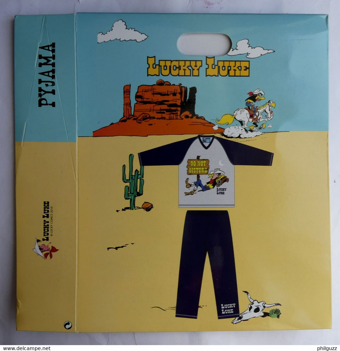 EMBALLAGE BOITE PYJAMA LUCKY LUKE 2010 MORRIS - Objets Publicitaires