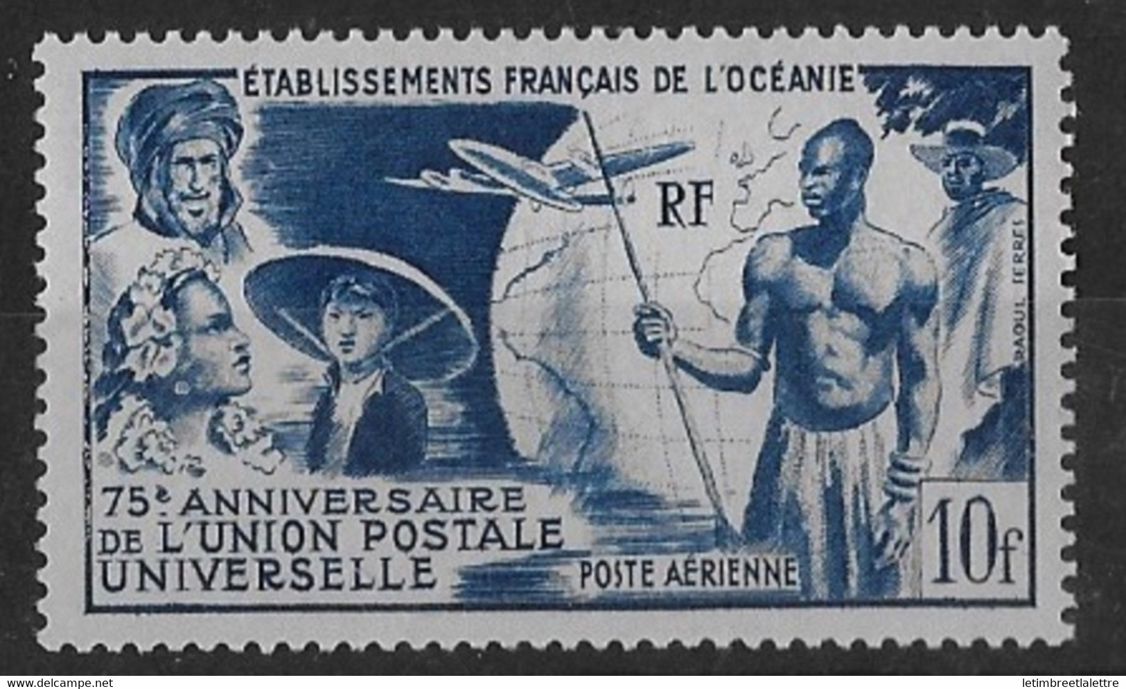 ⭐ Océanie - Poste Aérienne - YT N° 29 ** - Neuf Sans Charnière - 1949 ⭐ - Posta Aerea