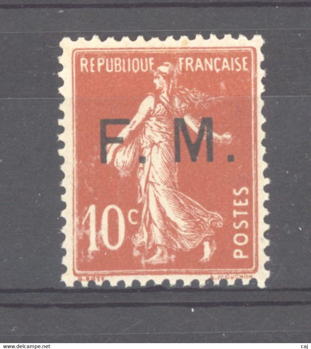 France  -  FM  :  Yv   5  ** - Timbres De Franchise Militaire