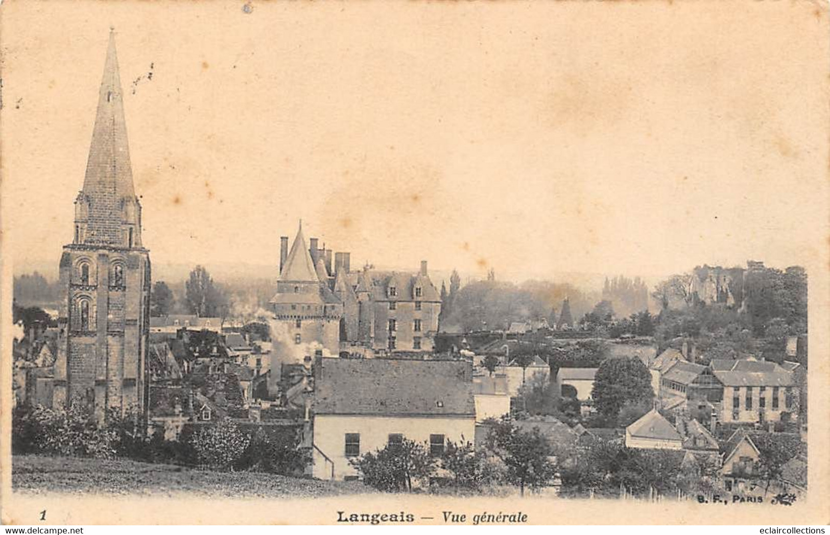 Langeais       37        Vue Générale    - 2 -  (voir Scan) - Langeais