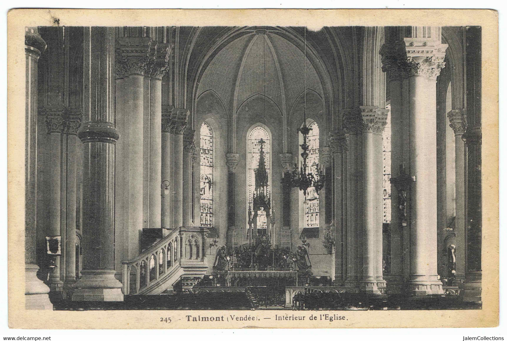 Talmont Intérieur De L'Eglise - Talmont Saint Hilaire