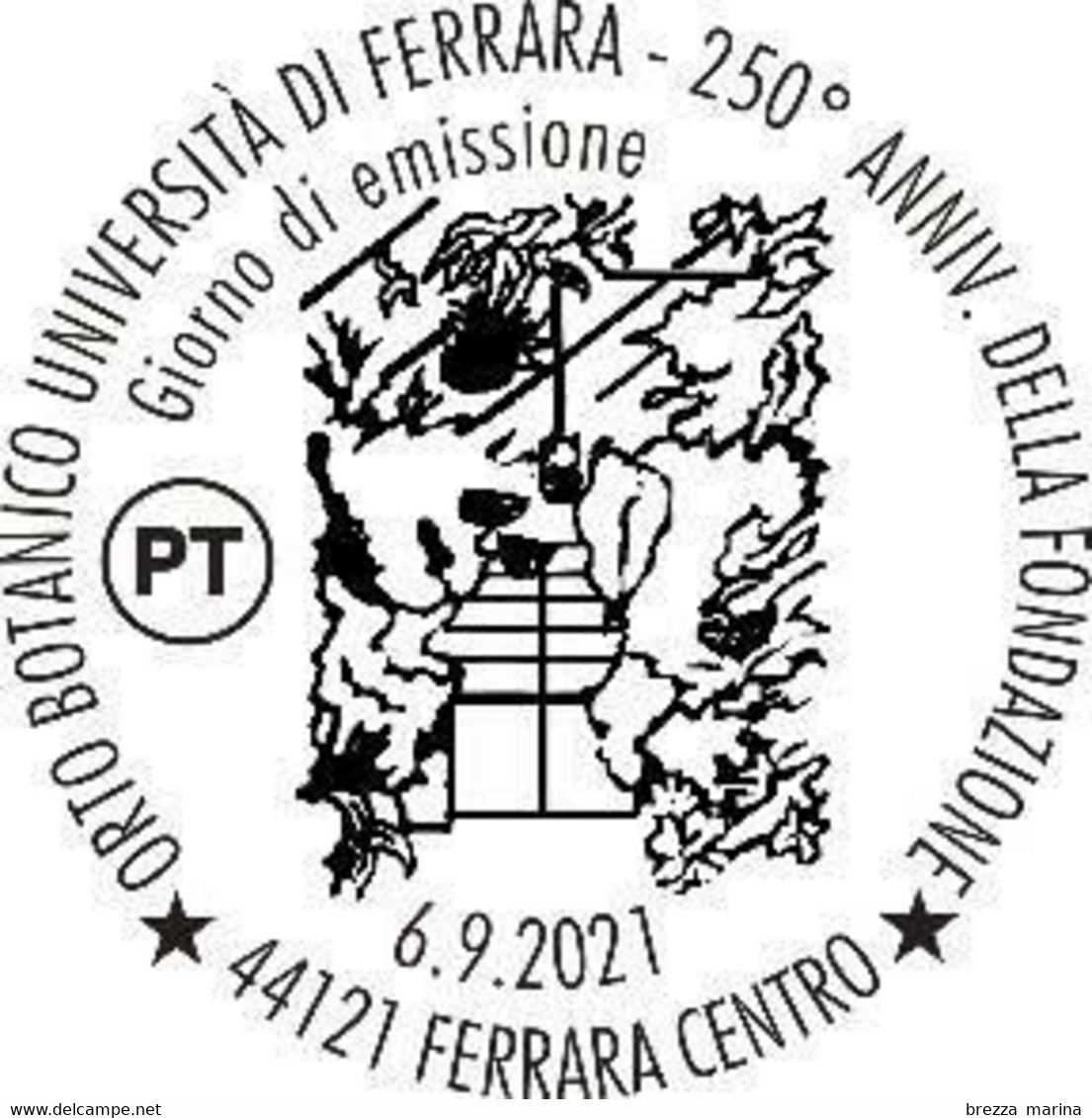 Nuovo - MNH - ITALIA - 2021 - 250 Anni Dell’Orto Botanico Dell’Università Di Ferrara - B - Alfanumerico - 2021-...: Neufs