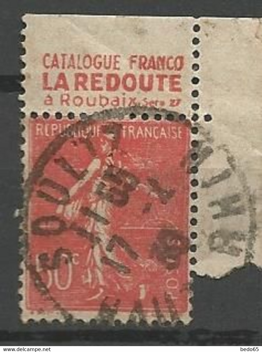 FRANCE Semeuse Type LV  N° 199 PUB LA REDOUTE OBL - Other & Unclassified