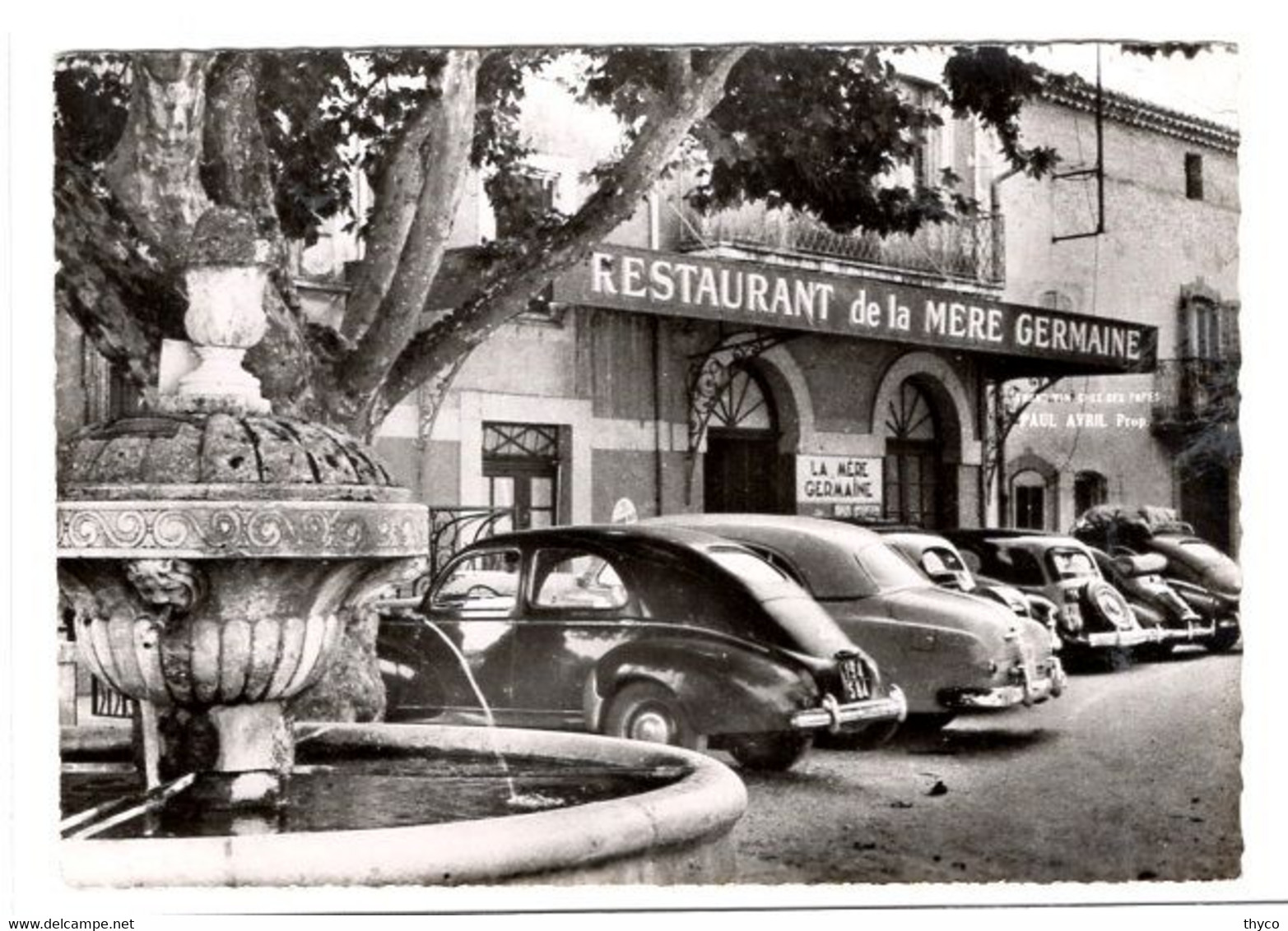 CHATEAUNEUF DU PAPE - LE RESTAURANT DE LA "MERE GERMAINE" - Chateauneuf Du Pape