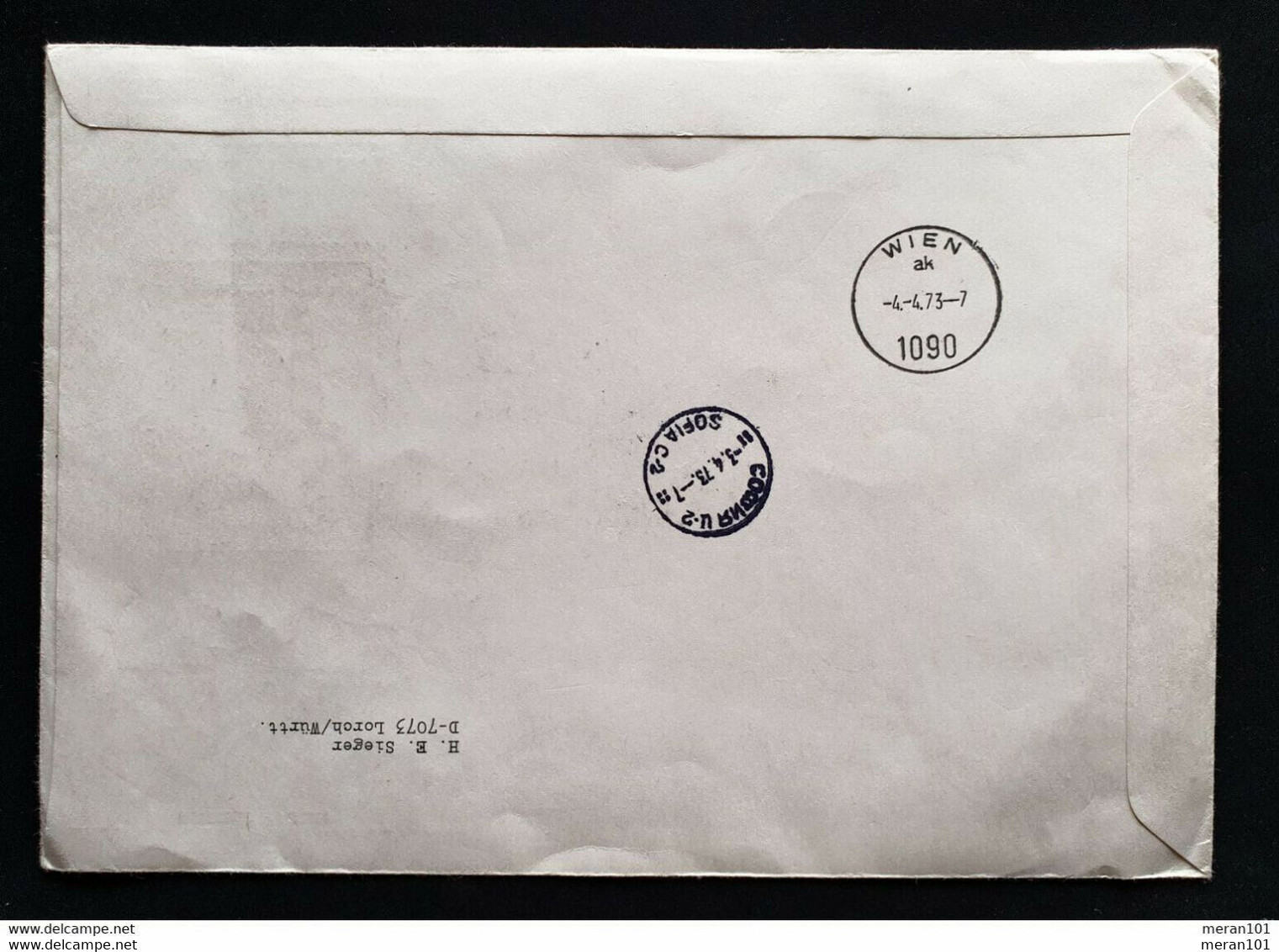 Bulgarien 1973, FDC Block 39 - Briefe U. Dokumente