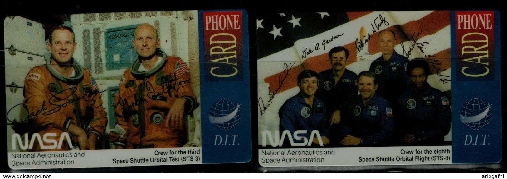 USA  1996 PREPAID CARD D.I.T SPACE NASA MINT VF!! - Raumfahrt