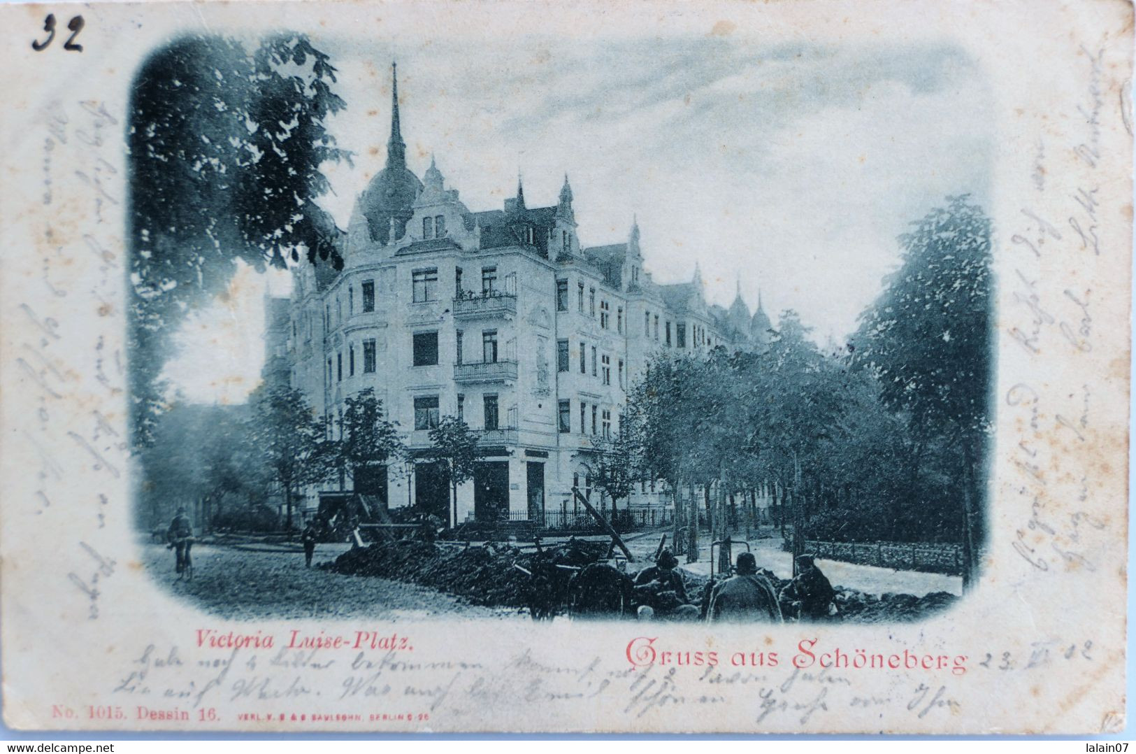 C. P. A. : Allemagne : Berlin : Gruss Aus SCHONEBERG, Victoria Luise-Platz, En 1902 - Schoeneberg