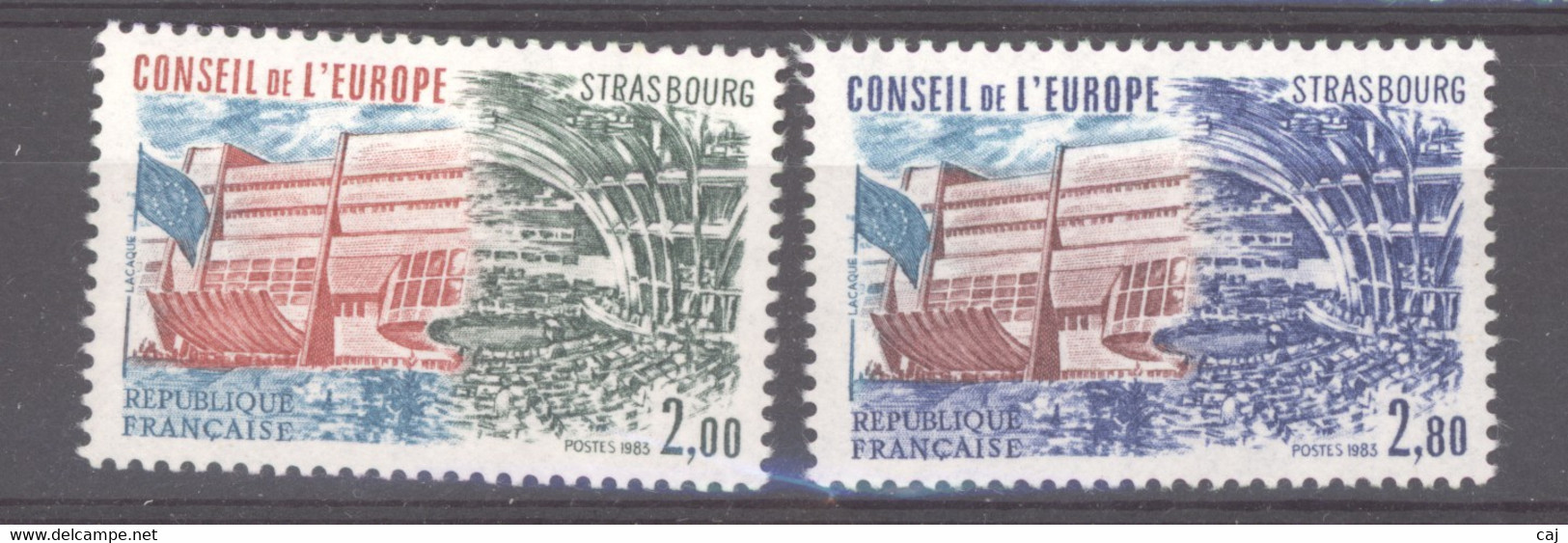 France  - Service  :  Yv   77-78  ** - Mint/Hinged