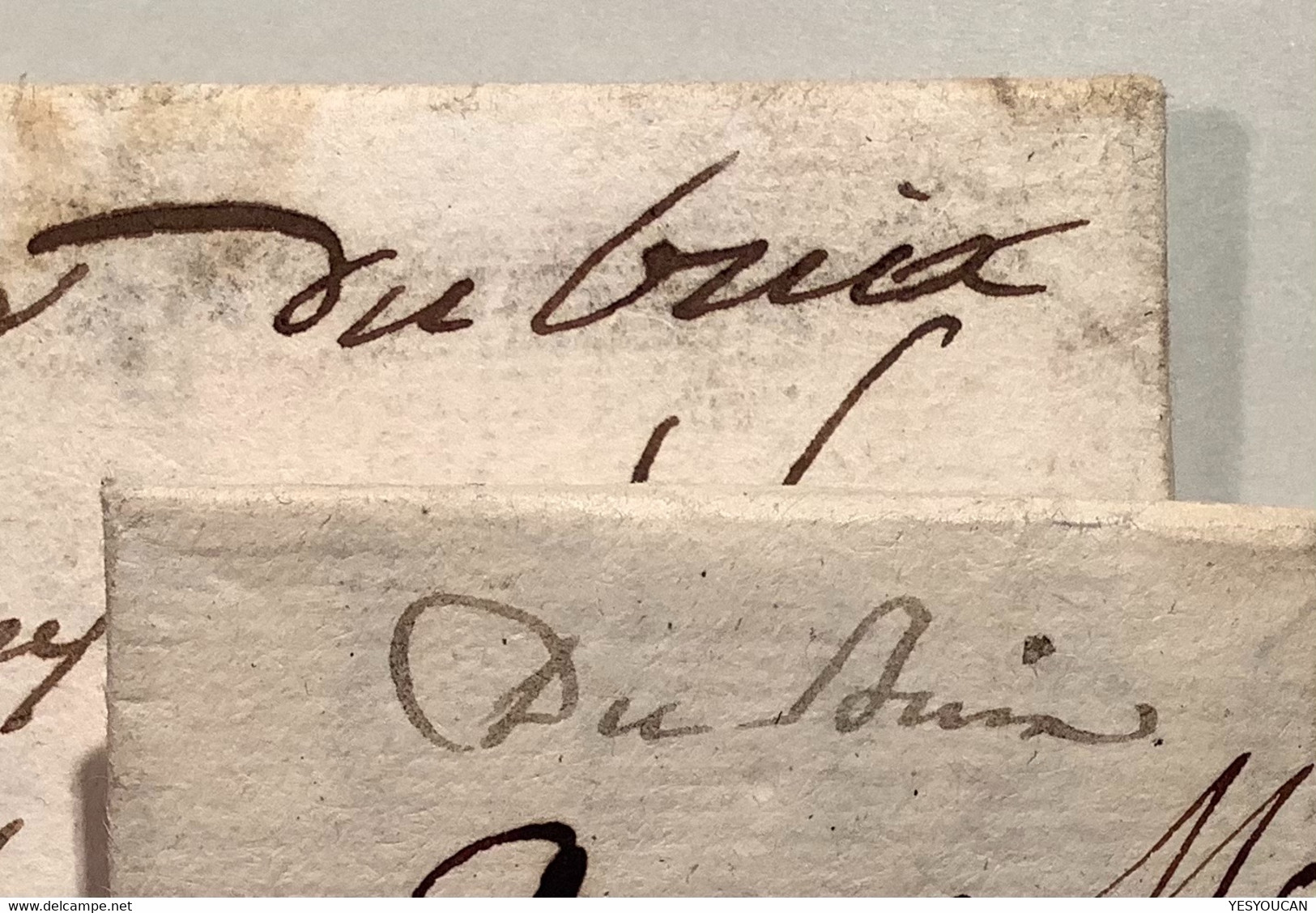 „LE BUIS“ DROME Manuscrit 1759-1791 2 Lettre Diff. SUP, Une De St Auban Sur L‘ Ouvèze RR !  (France 25 - 1701-1800: Précurseurs XVIII