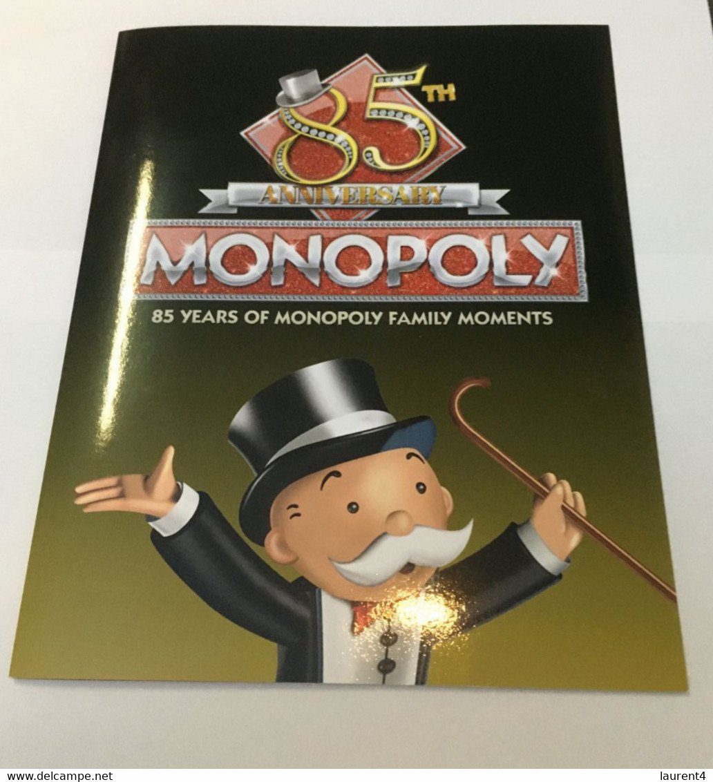 9-9-2021 - Australia - Monopoly 85th Anniversary - 1 Presetation Folder + 1 FDI 19 April 2021 Cover - Presentation Packs