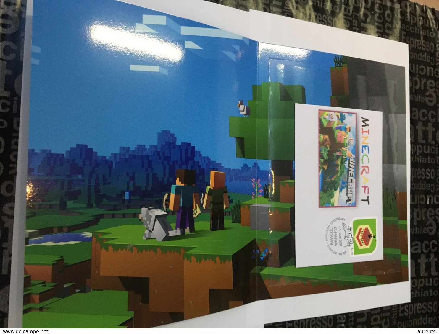 9-9-2021 - Australia - Minecraft - 1 Presetation Folder + 1 FDI 1 June 2021 Cover - Presentation Packs
