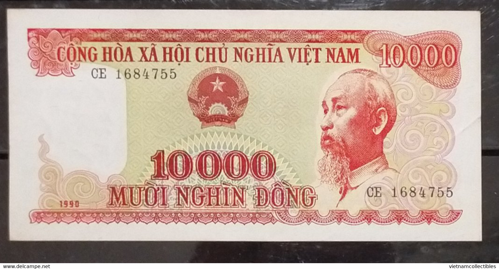 Viet Nam Vietnam 10000 10,000 Dong AU Banknote Note / Billet 1990 - Pick # 109 / 02 Photos - Viêt-Nam