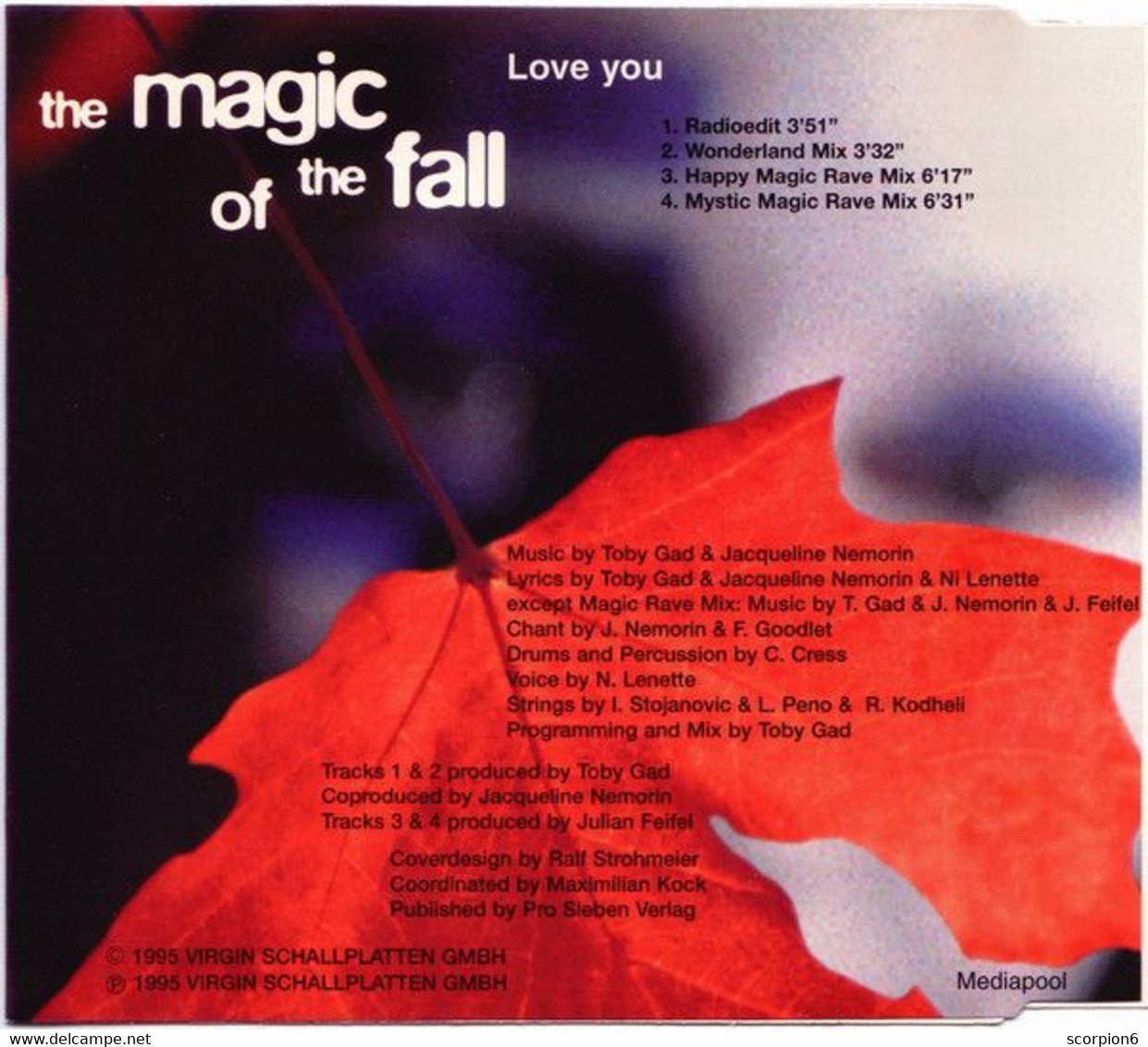 Maxi CD - The Magic Of The Fall - Love You - Dance, Techno & House