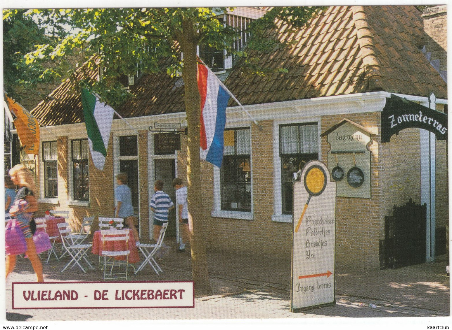 Vlieland - Poffertjes En Pannekoekhuis 'De Lickebaert', Dorpsstraat 2-4 (Fam. V. Heerde) - (Nederland/Holland) - Vlieland