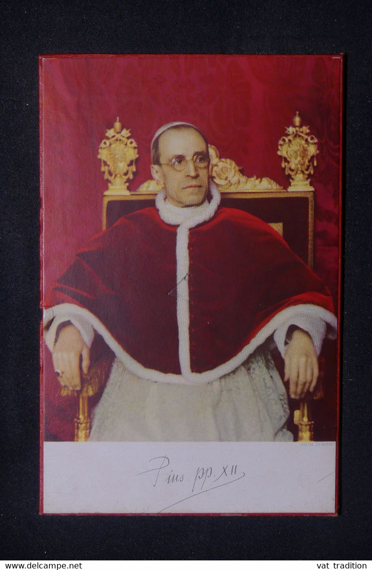 VATICAN - Carte Postale Du Pape Pie XII Avec Au Verso De Nombreux Timbres - L 106017 - Covers & Documents