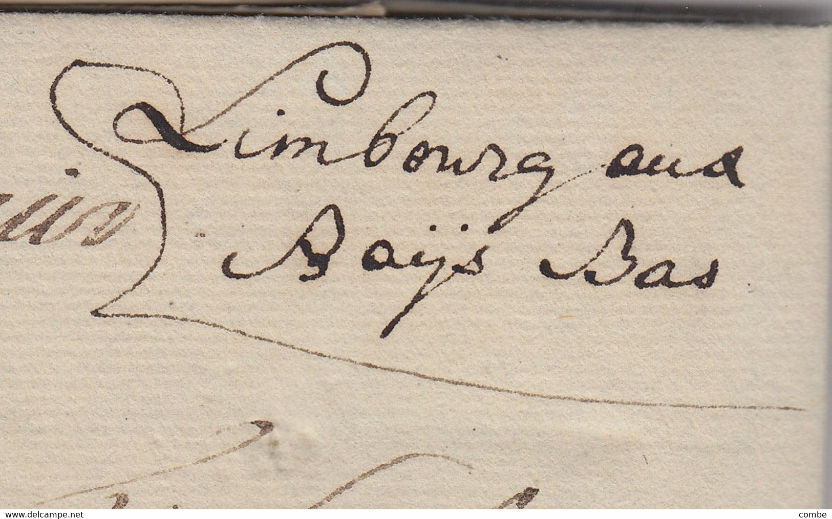 LETTRE. BELGIQUE. 11 FEVR 1785. DOLHAIN. LIMBOURG AU PAYS-BAS. PRECURSEUR B. NICOLAS FURLEMONT POUR BRUXELLES - 1714-1794 (Paises Bajos Austriacos)